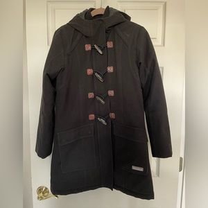 Merrell Women’s Haven Toggle Front Hooded Winter Parka Jacket Size S Black